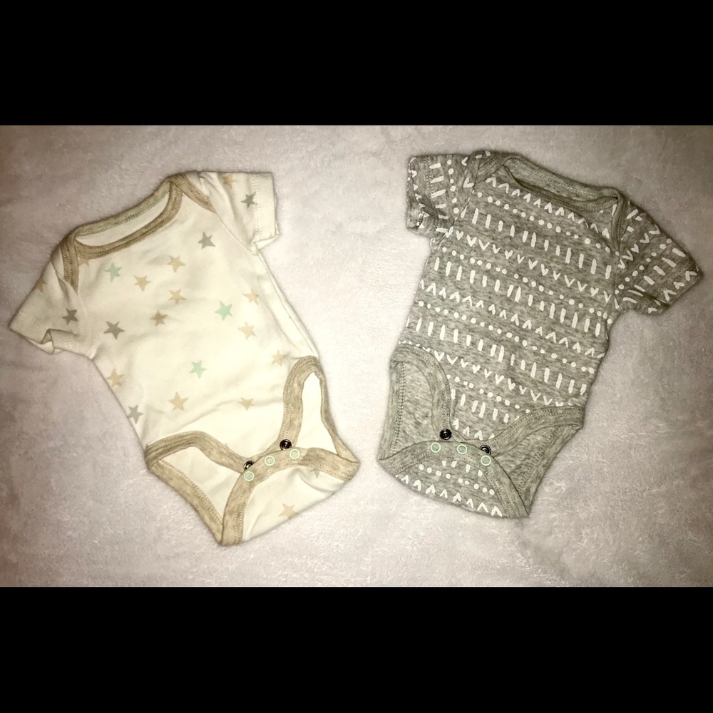 Printed Preemie Onesies